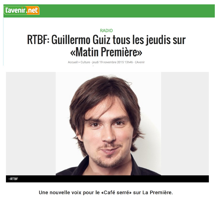 Photo d'article de Guillermo Guiz, Phénomène de l'Humour 