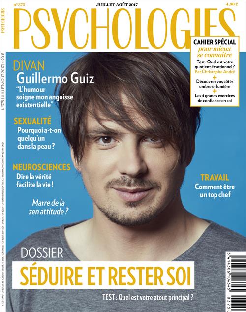 Guillermo Guiz dans Psychologies !