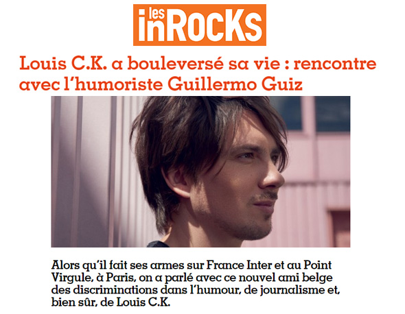 Photo d'article de Guillermo Guiz sur Les InRocks
